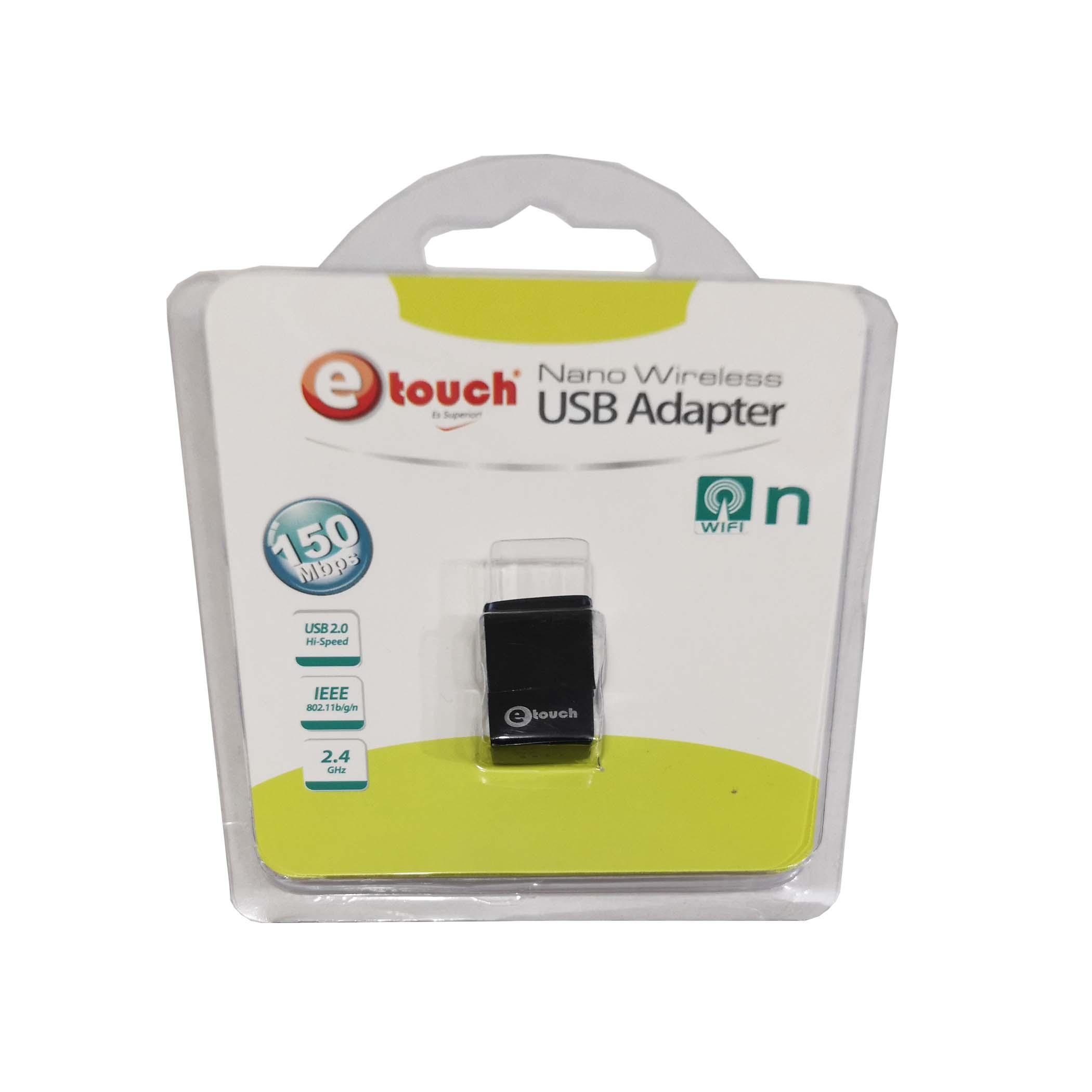 ADAPTADOR USB WI-FI NANO ETOUCH 150Mbps 150350
